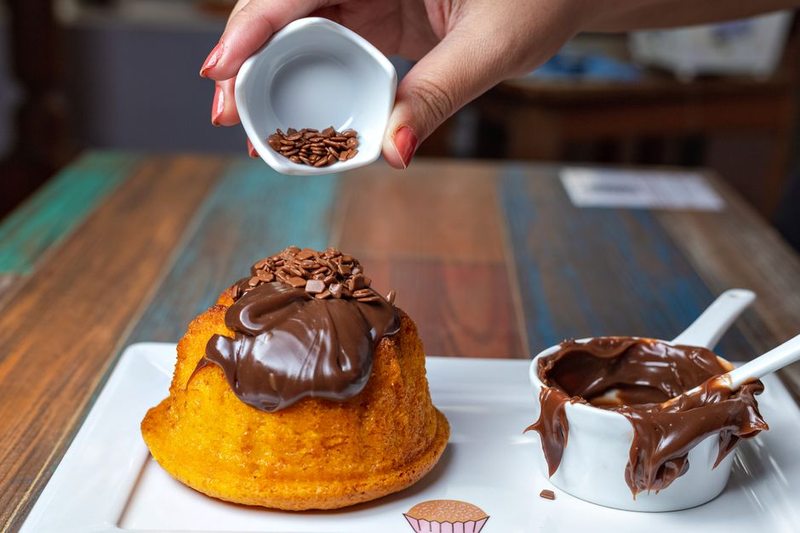 Csokoládé fondant vaníliafagylalttal